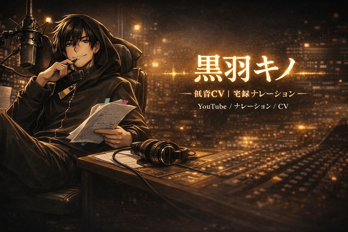 低音ナレーション･CV(少年〜ダンディ)承ります 漫画・企業PV・ヒーリング・朗読・ナレーション経験有り イメージ1
