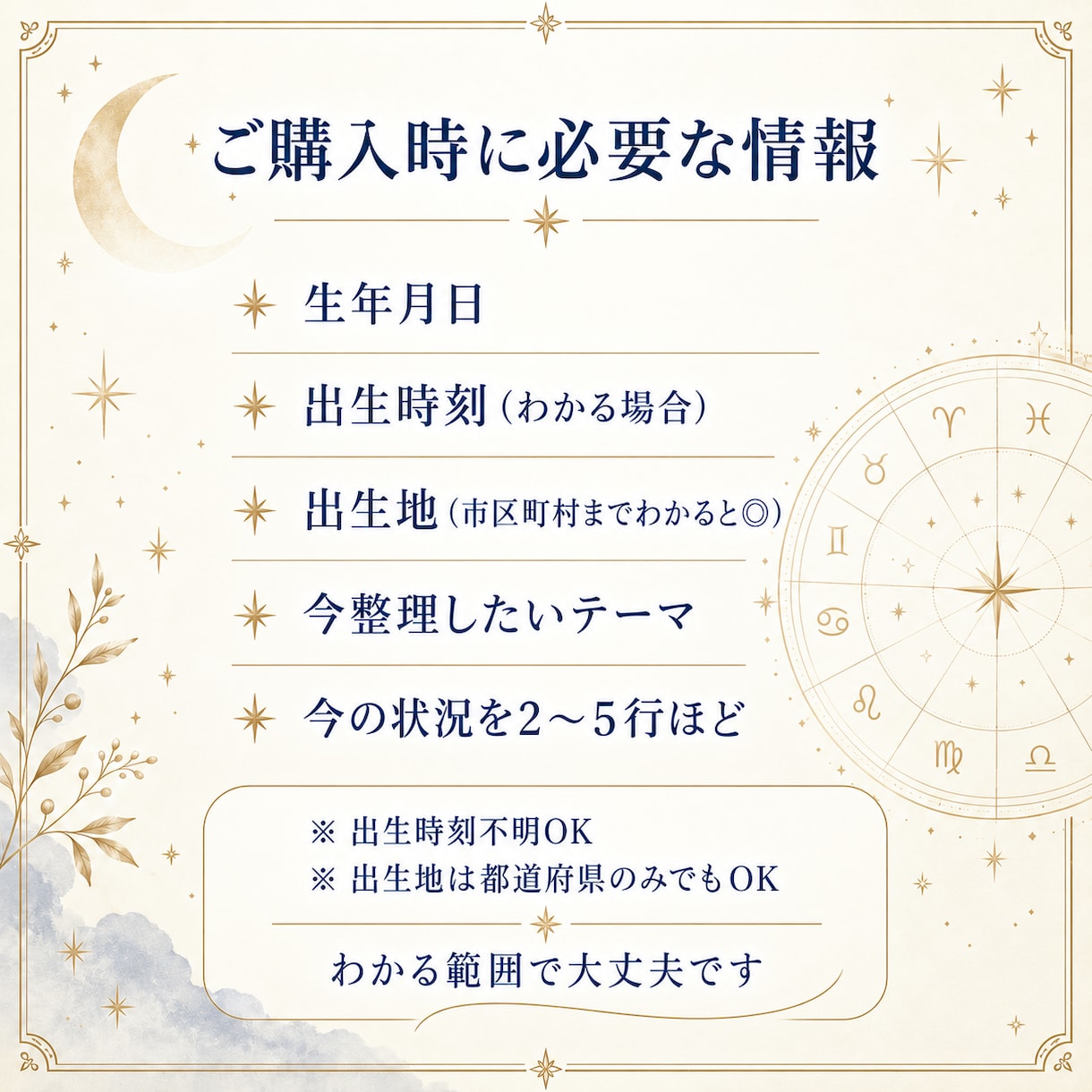 ホロスコープで方向性を整理します 仕事・発信・暮らしを見直すPDFレポート イメージ4