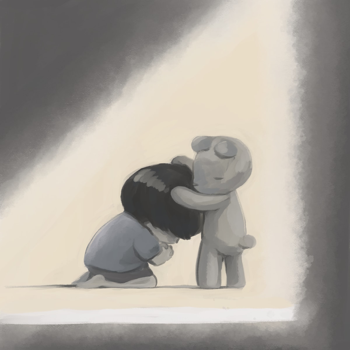 絵本のようなやさしい油絵風のイラスト制作します あなたに寄り添う1枚、気持ちを伝えるお手伝いをします。 イメージ5