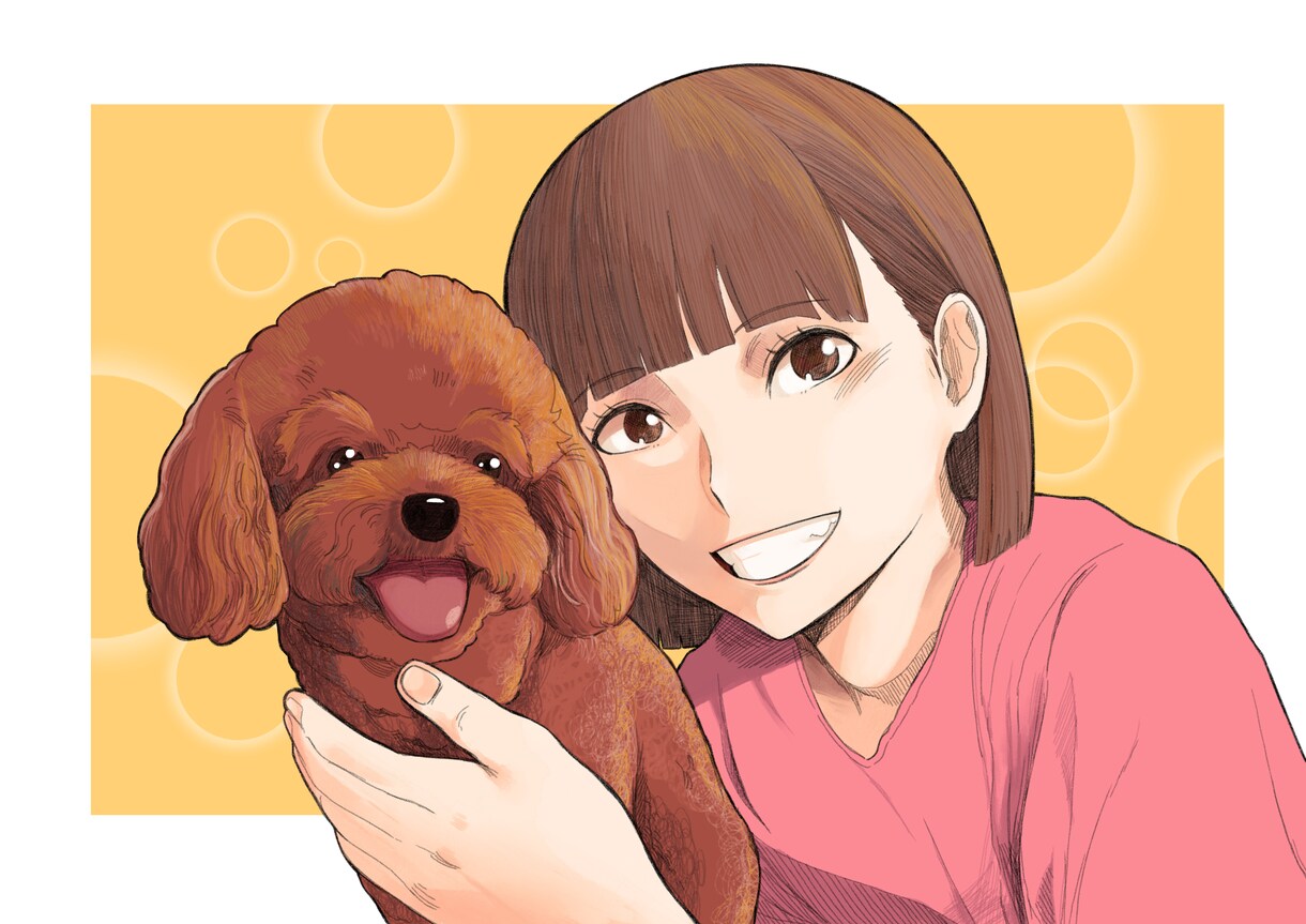ペットとの思い出イラスト描きます ペットと思い出をイラストに残したい方へ！ イメージ1