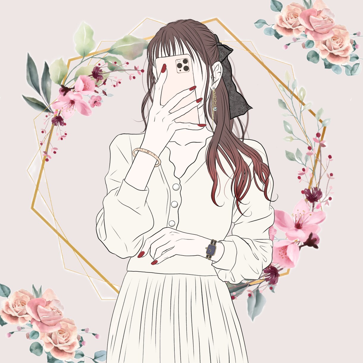 アイドルの似顔絵実績有！エモい似顔絵描きます NFTartistが映えるイラストを描きます！！グッズ化も◎ イメージ9