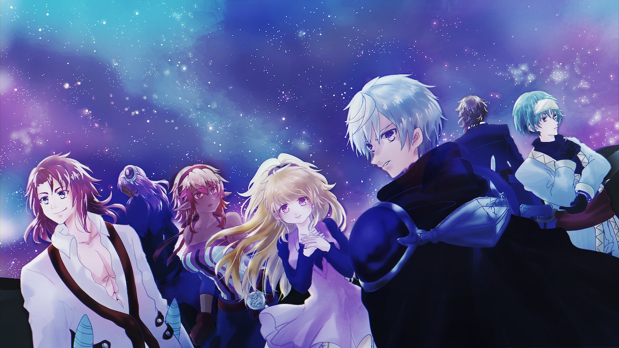 鮮やかなイラストお描きします 【一枚絵ご希望の方】表紙や動画のサムネイルなどにも♪ イメージ6