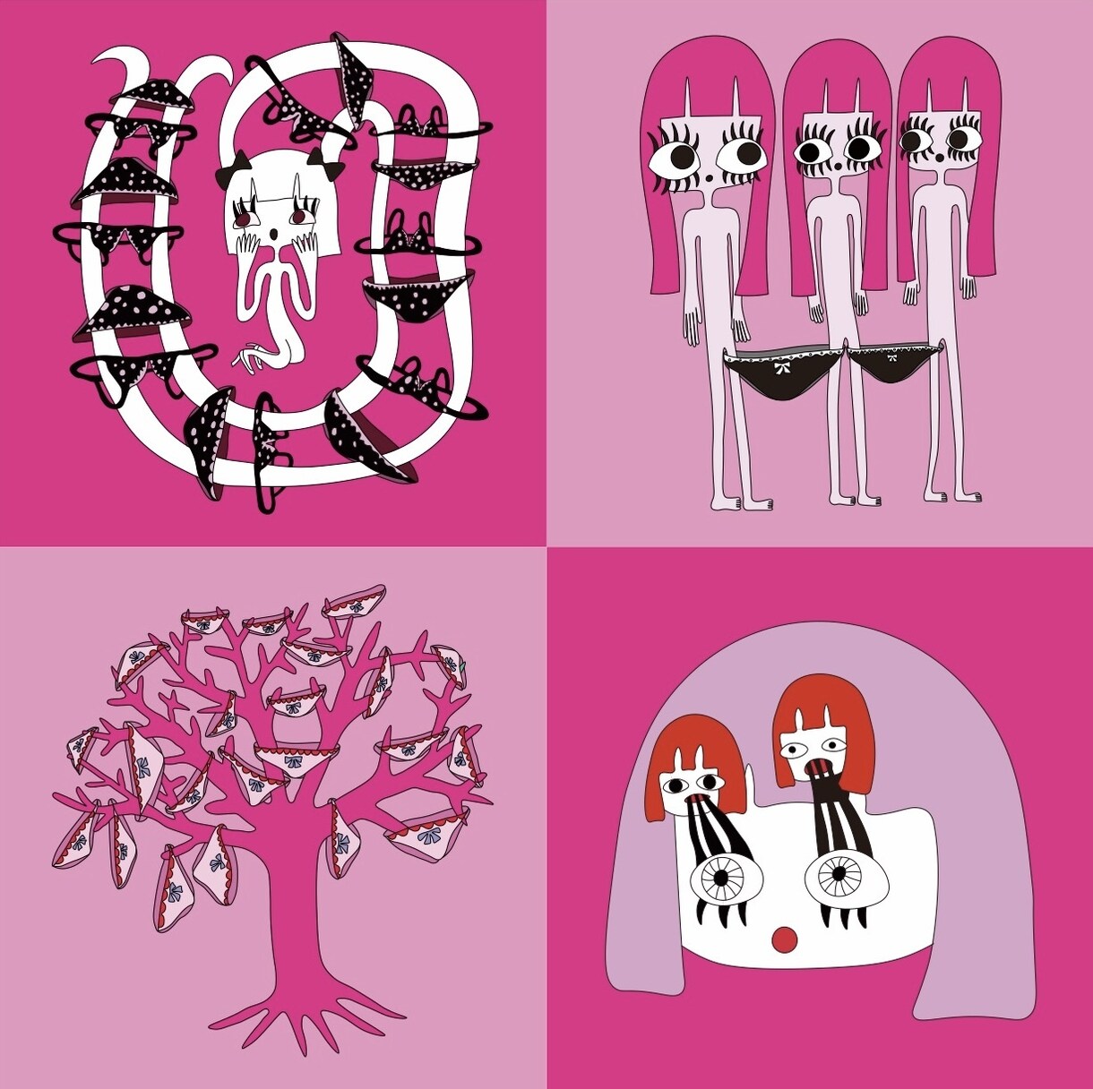 女の子のイラスト描きます ピンク色の絵ならまかせてください！ イメージ1