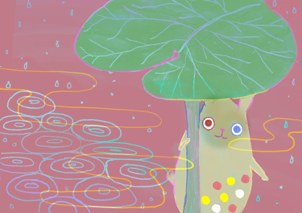 カラフルなゆるい絵本調の絵を描きます ゆるさの中に一粒のスパイスを利かせた絵はいかがですか イメージ1