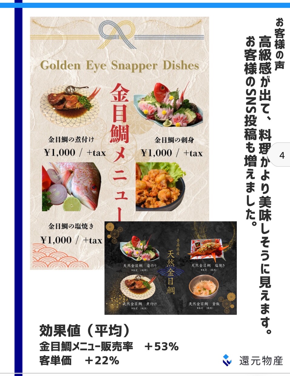 売上直結！販促POPやメニュー表を作成します！ます 客単価UP・即日・多言語対応・必要な時に必要な分だけ発注OK イメージ3