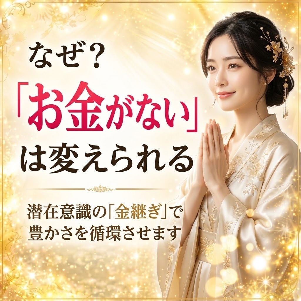 足りないを手放す、金継ぎで金運を巡らせます お金の不安を手放す｜あなたの中に眠る豊かさを引き寄せます イメージ1