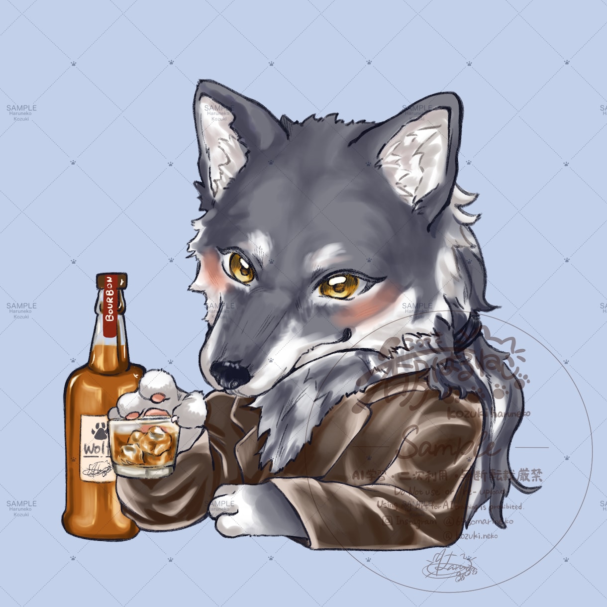 あなたにピッタリな動物イラスト描きます あなたを動物化しちゃったり、おうちの動物の似顔絵を制作！ イメージ5