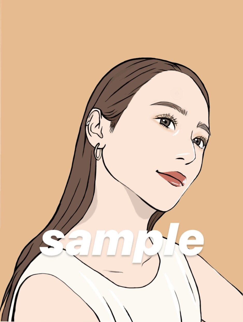 シンプルお洒落で好印象　アイコン・似顔絵制作します イラストで魅力アップ！アイコンやインテリア、プレゼントにも◎ イメージ6