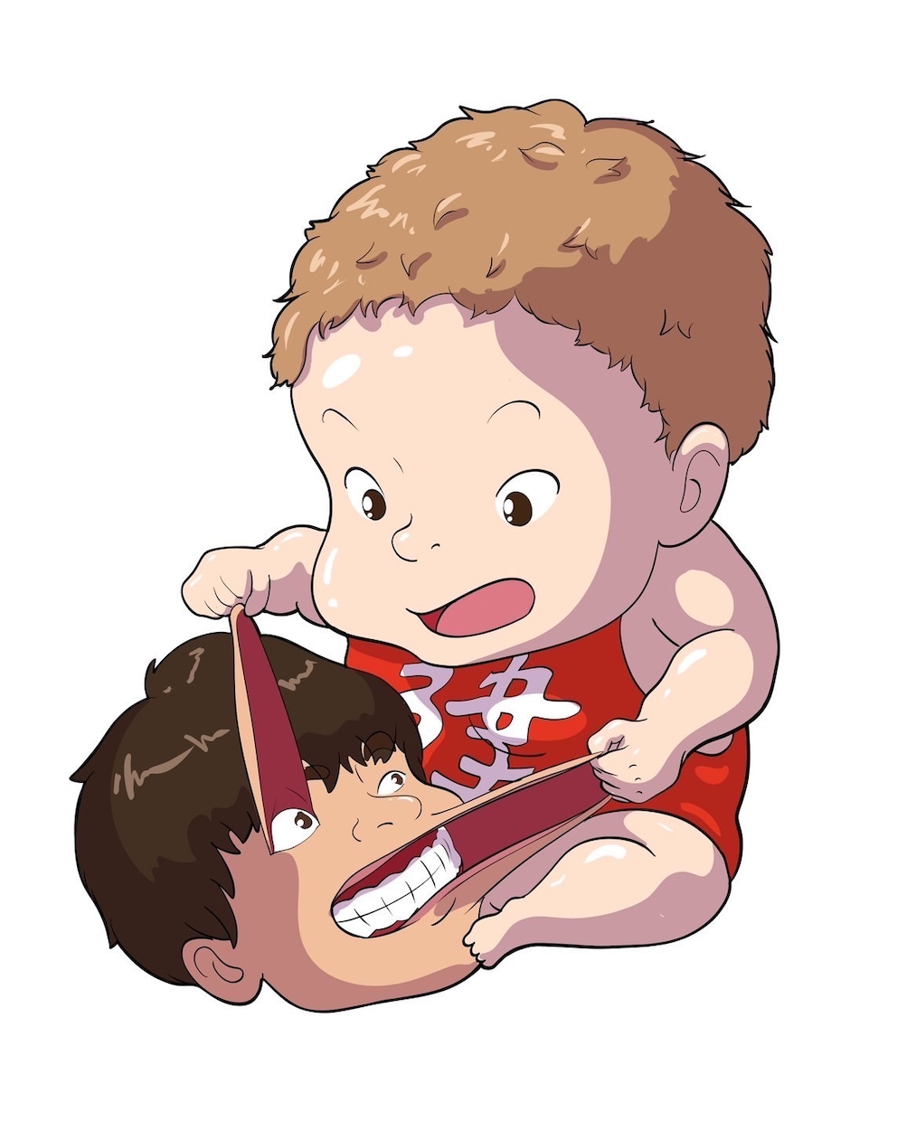 ジブリの画風で似顔絵制作！アイコンやプレゼントます アイコンやロック画面をかわいい家族やペットの似顔絵にします！ イメージ9