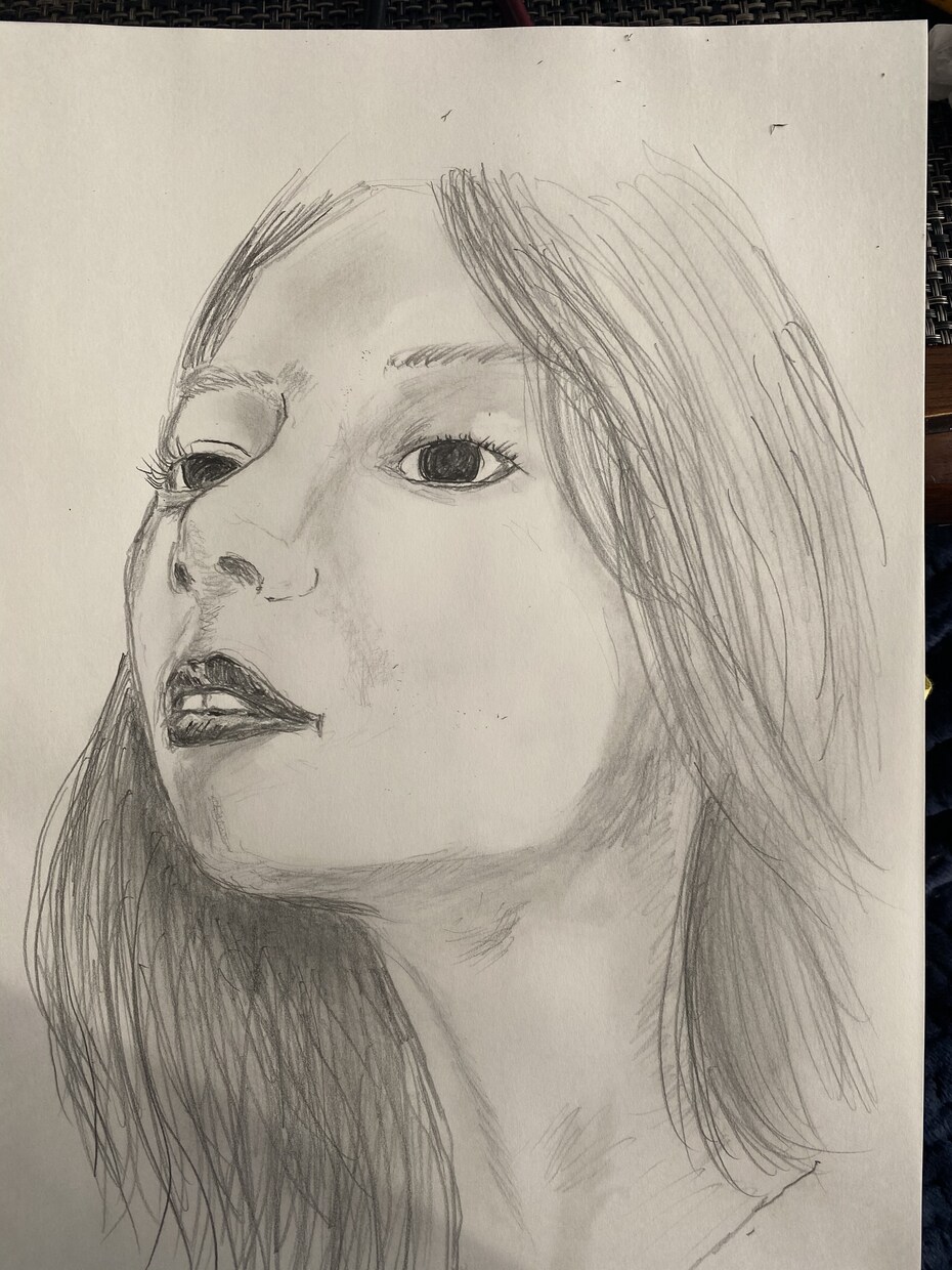 似顔絵やお好みの写真を鉛筆画で仕上げます 模写鉛筆画で独特の雰囲気をお届けします イメージ10