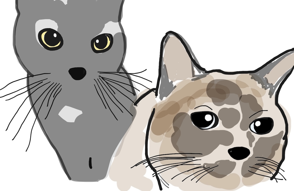 似顔絵　アイコン　シンプルイラストお受付いたします カップルイラスト、愛犬・愛猫、ふんわり似顔絵を作成いたします イメージ3