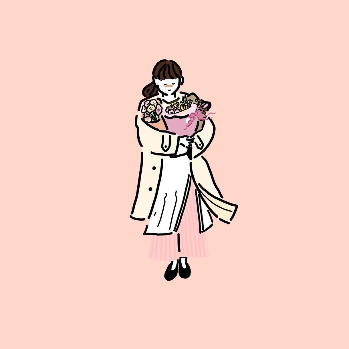 アイコンイラスト・記念イラスト描きます 好きな色、ポーズで「らしさ」のでるアイコンを。 イメージ6