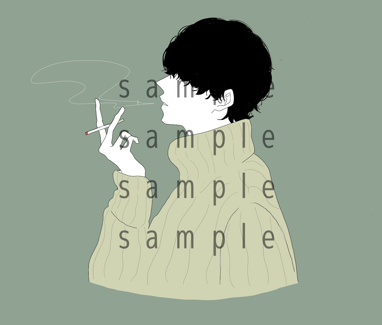 理想のシンプルでおしゃれなイラストを描きます 【アイコン・ペア画・プレゼント等用途多様】 イメージ2