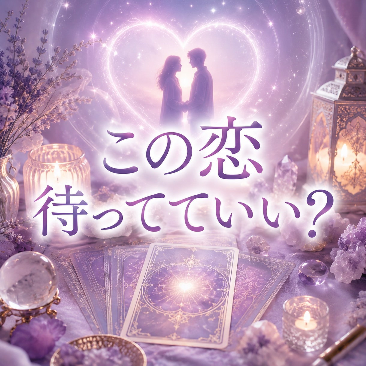 この恋、待つべき？諦めるべき？未来を鑑定します 進展しない恋／曖昧な関係／あの人との未来 イメージ1