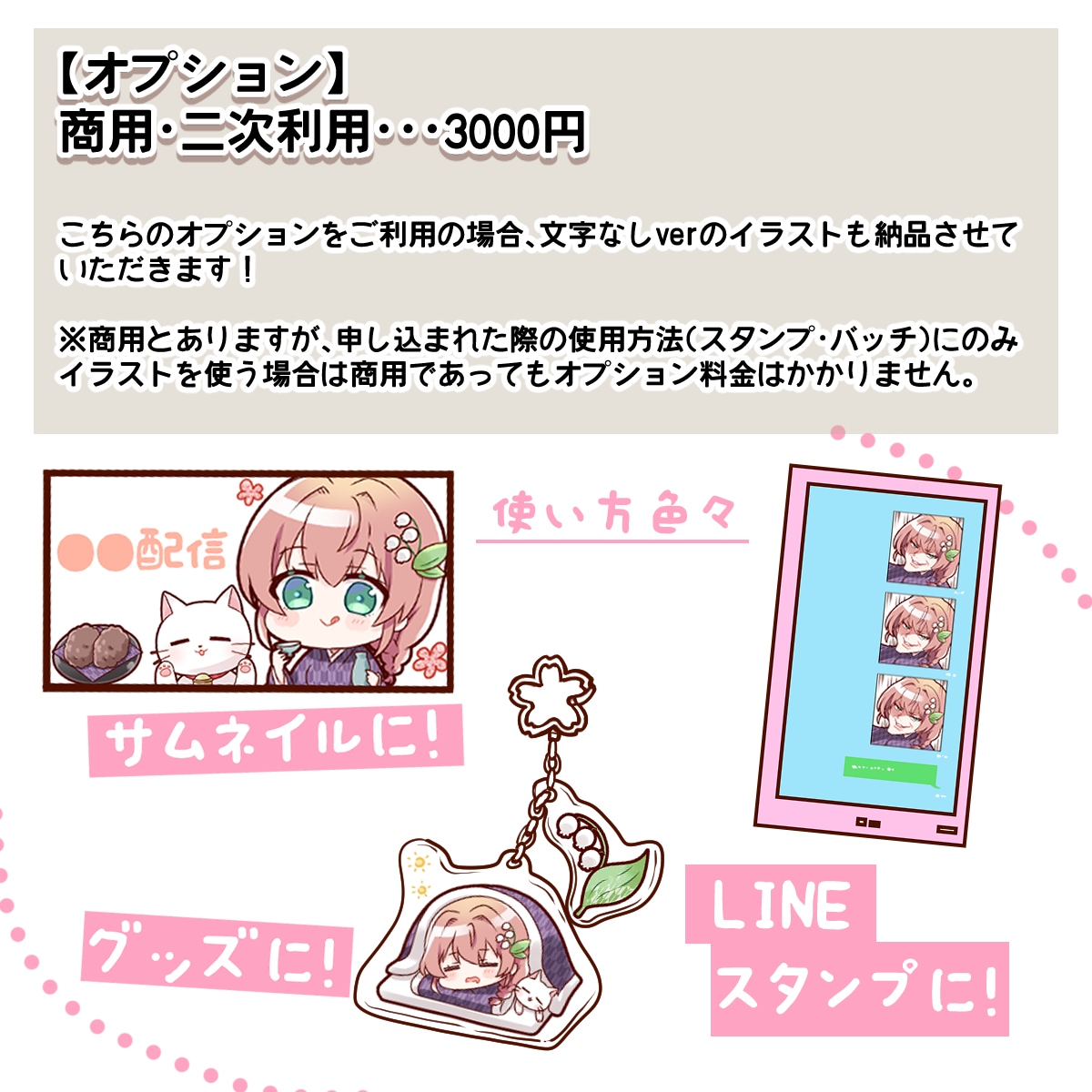 Youtube・Twitchのスタンプ制作します 【配信者向け】メンバーシップスタンプ・バッチなど イメージ3