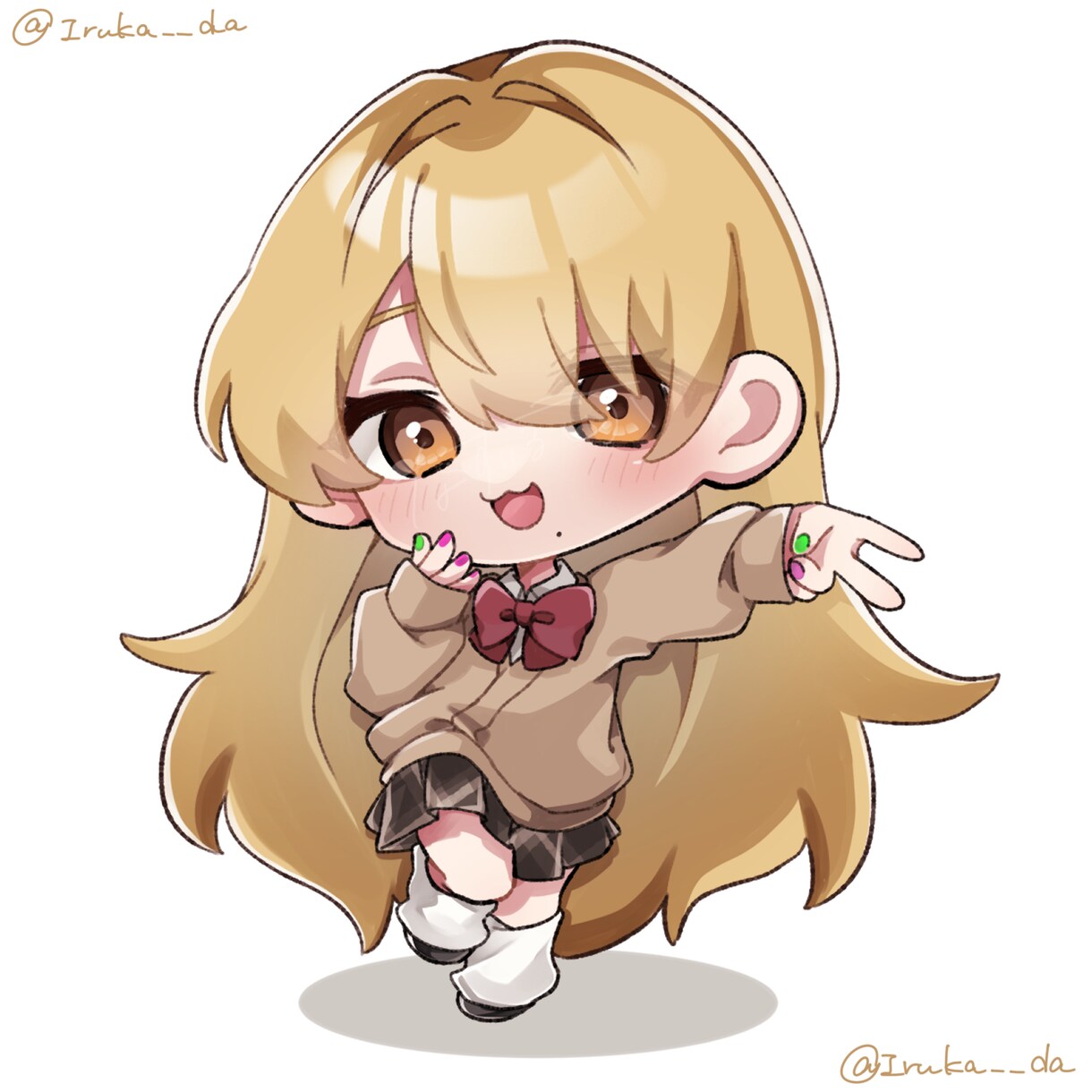 活動者様向け！デフォルメイラストをお描きします お持ちの等身イラストをかわいいデフォルメに描き起こします！ イメージ4