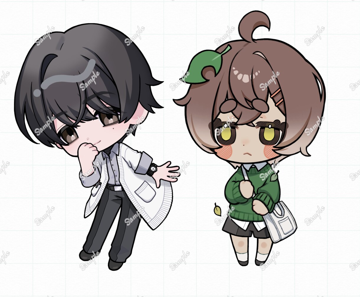 ミニキャラ、デフォルメイラスト制作いたします ご希望の雰囲気や用途に合わせて丁寧に制作いたします。 イメージ8