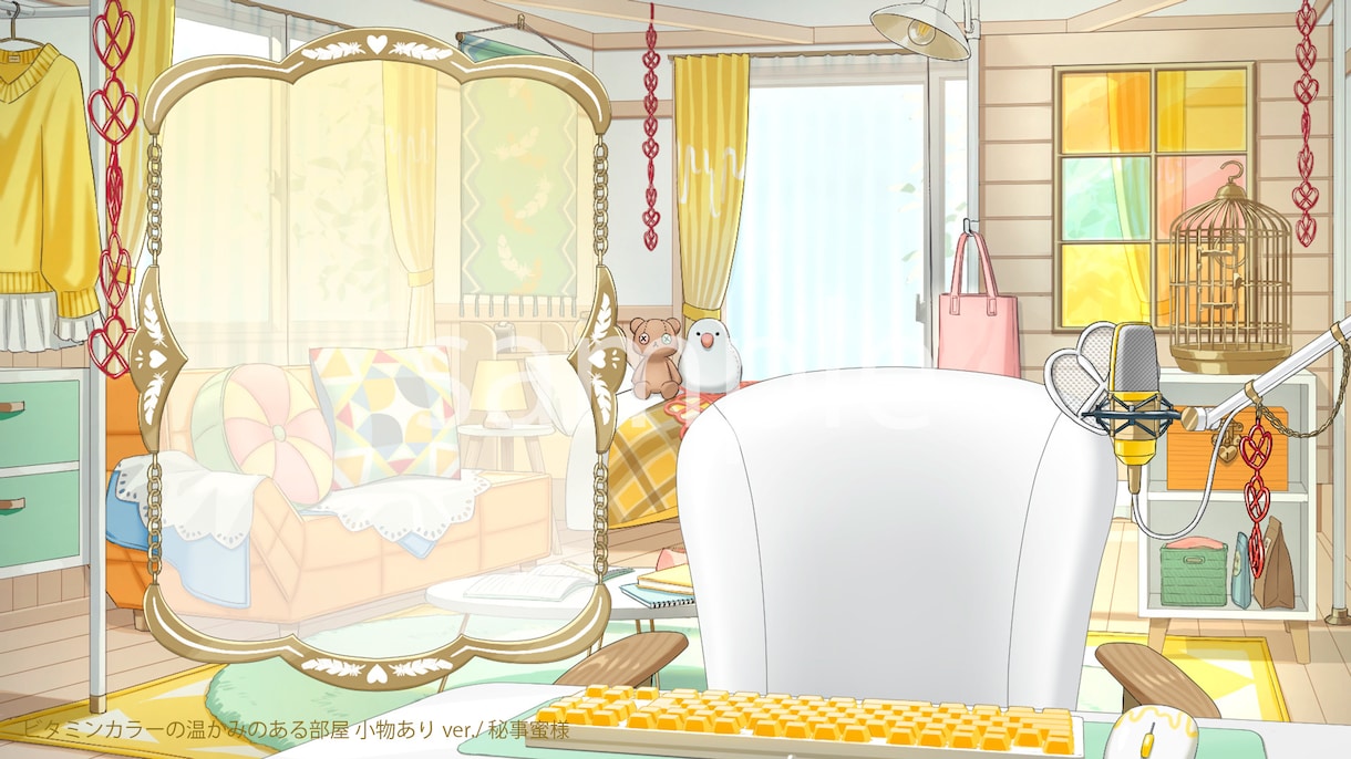 Vtuber様向け/あなただけのお部屋背景描きます 大手Vtuber事務所のご依頼実績有＊ループアニメーションも イメージ8