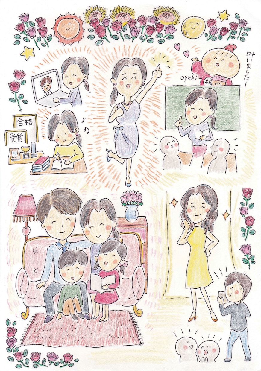 年始に設定！世界にたった一枚の絵で貴方を予祝します 【心の願望】を毎日眺められるよう【視覚化】し予祝します！ イメージ7