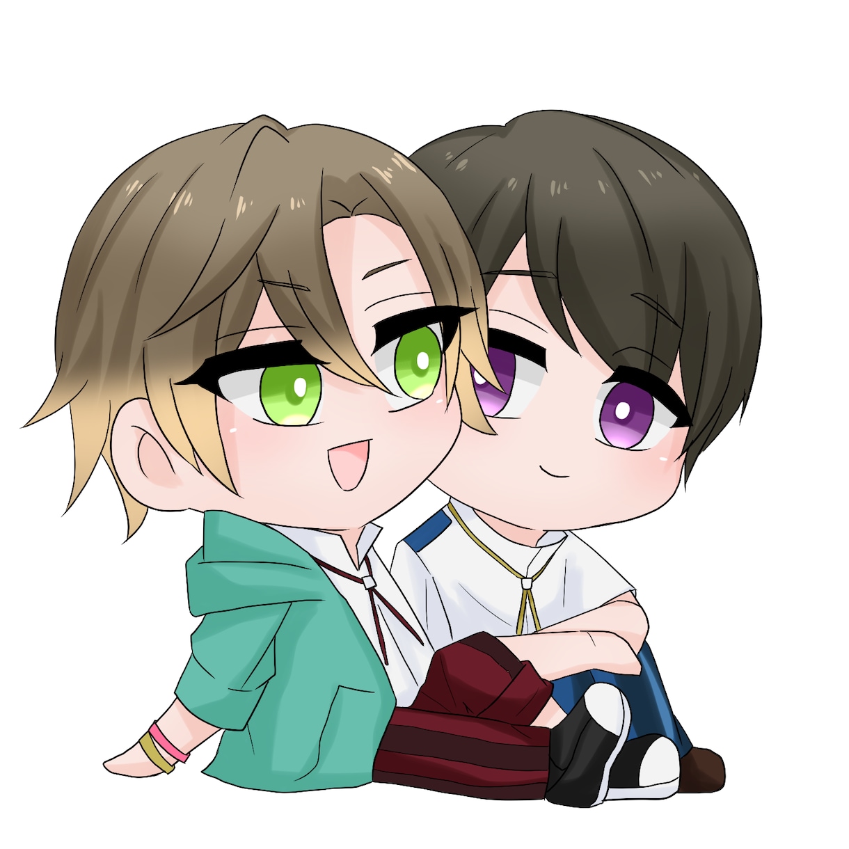 低価格でミニキャラのイラスト描きます (SNSアイコンや立ち絵などに！) イメージ4
