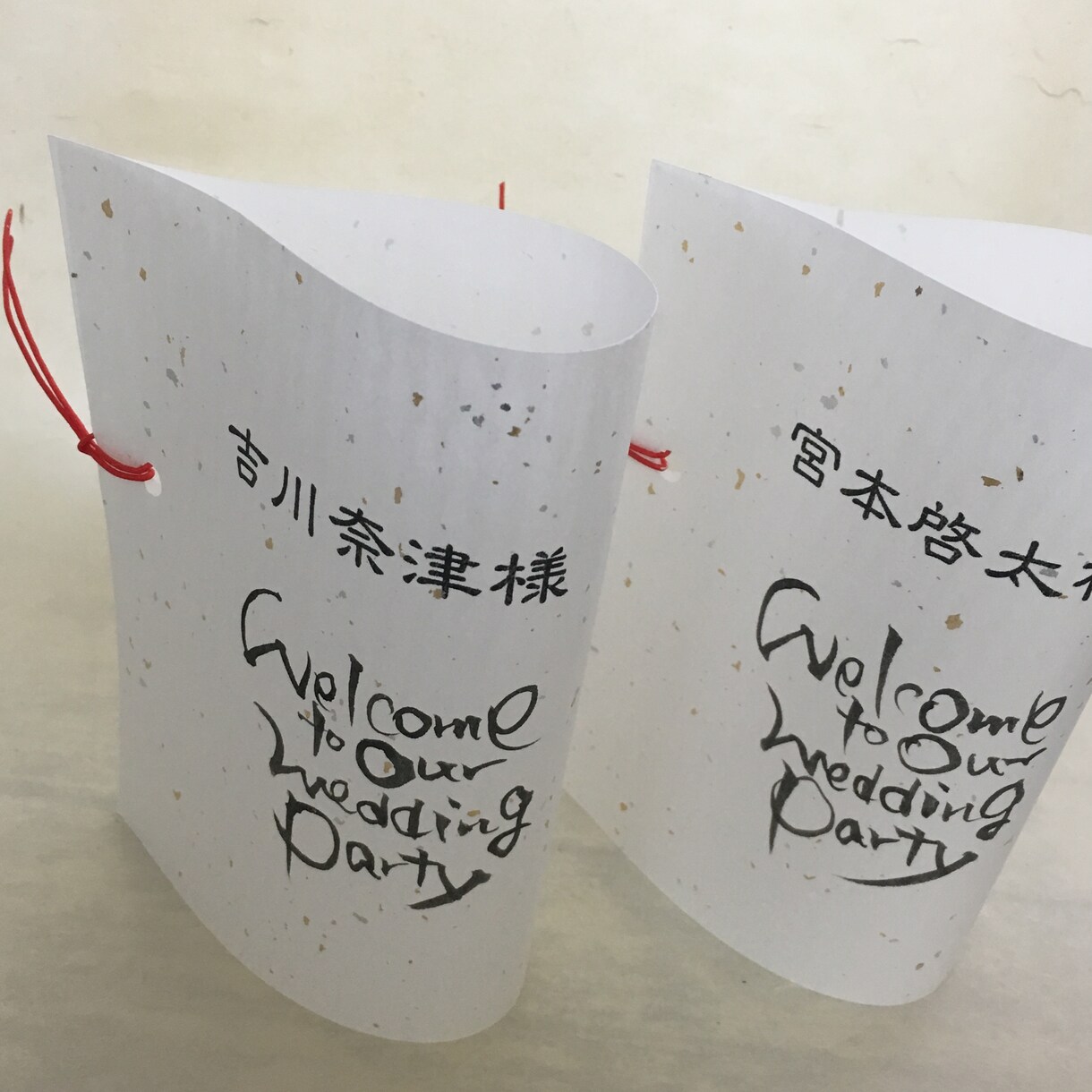 おしゃれな席札　ブライダルプランナーが作ります 結婚式をシンプルシック・リーズナブルに。オリジナルで個性的に イメージ3