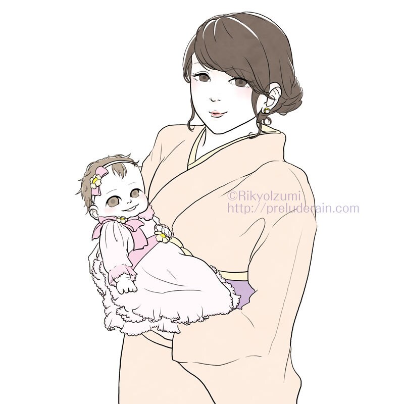 商用○/暖かみがある女性向けイラスト制作します 育児関係や美容関係のブログ、雑誌にオススメ！ イメージ7