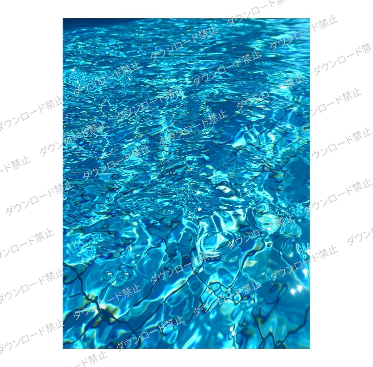 水と光の写真素材を販売します SNSやPR・デザインに使える水の写真セット/水と光夏プール イメージ2
