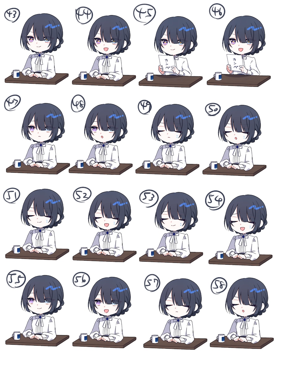 キラキラかわいいSDイラスト制作します 3頭身のスラっとしたSDイラストです！ イメージ6
