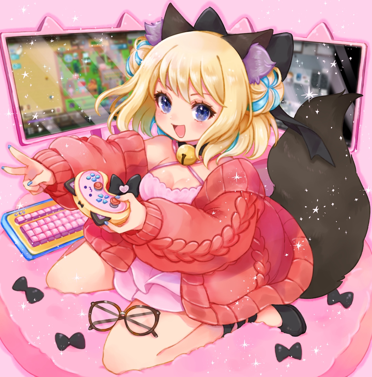 存在感◎かわいいイラストお描きします 動画サムネ・立ち絵・SNS用イラスト各種お描きします！ イメージ7