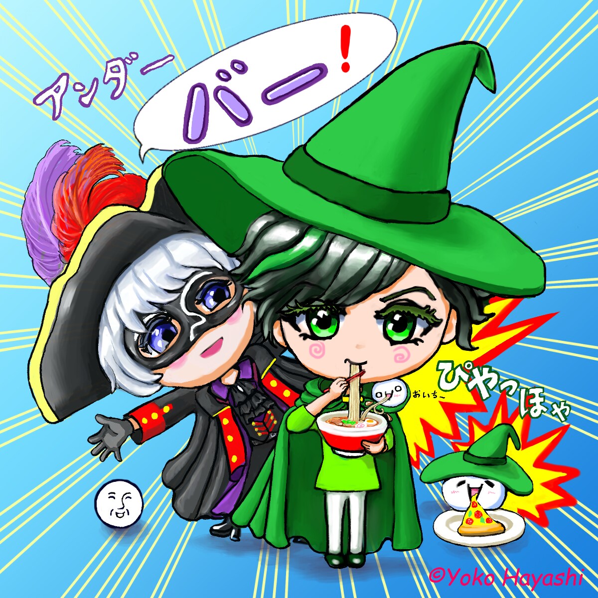 ちびキャラをお描きいたします 雰囲気を似せて可愛らしくお描きいたします！ イメージ3