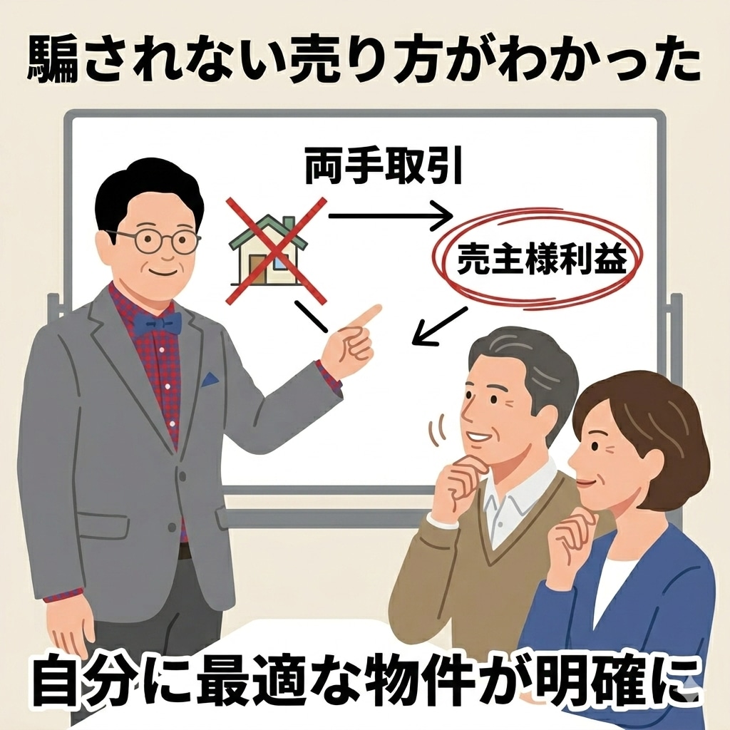 一生賃貸か持ち家か？悩みを断つ究極の壁打ちします 不動産屋に相談すると買った方。でも買わない選択も検討が必要 イメージ8