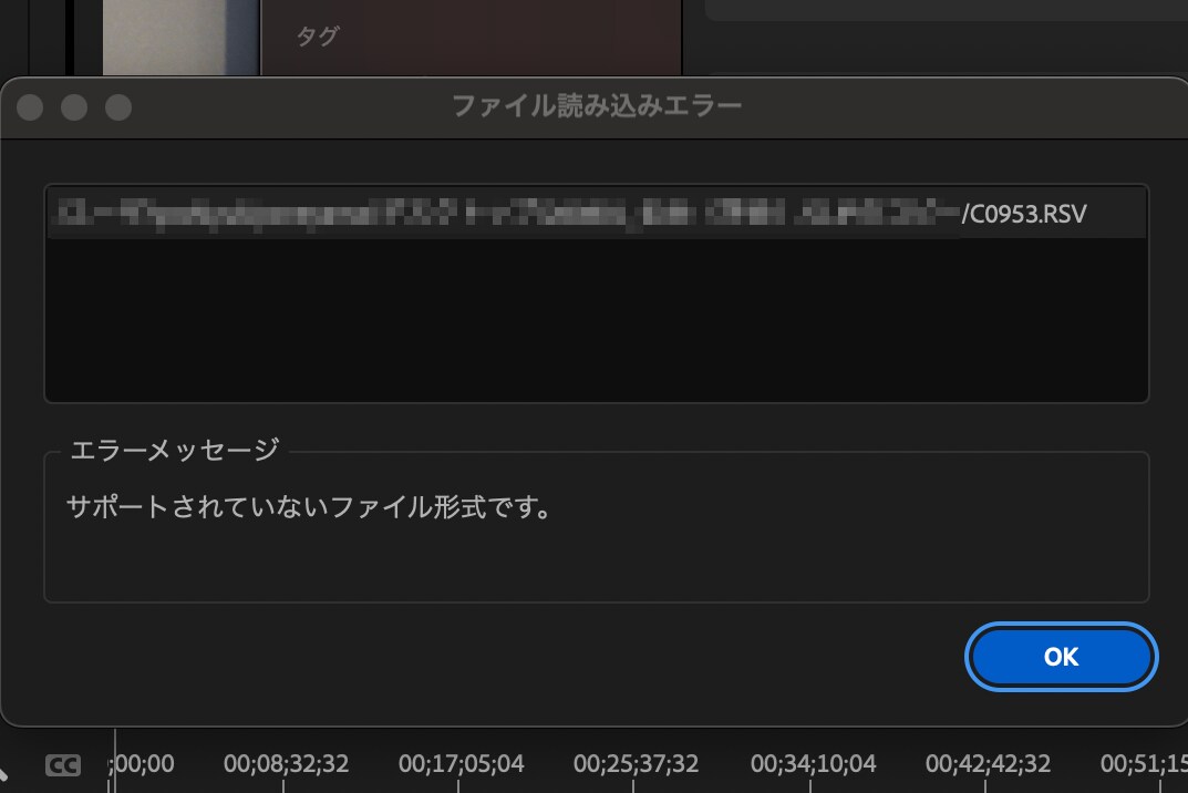 動画ファイルの破損(.rsv）を修復します 10bit SLOG3やHEVCもOK! 短時間で修復します イメージ2
