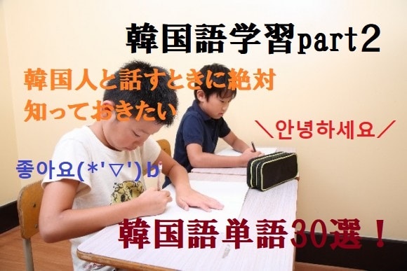 ネイティブ５５か国語話者の僕が教えます 韓国人と話すときに絶対知っておきたい韓国語単語30選！ イメージ1