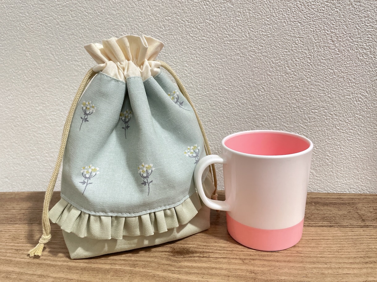 入園入学グッズお作りします 幼稚園、保育園、学校で使うバッグ、巾着袋等お作りします♡ イメージ3