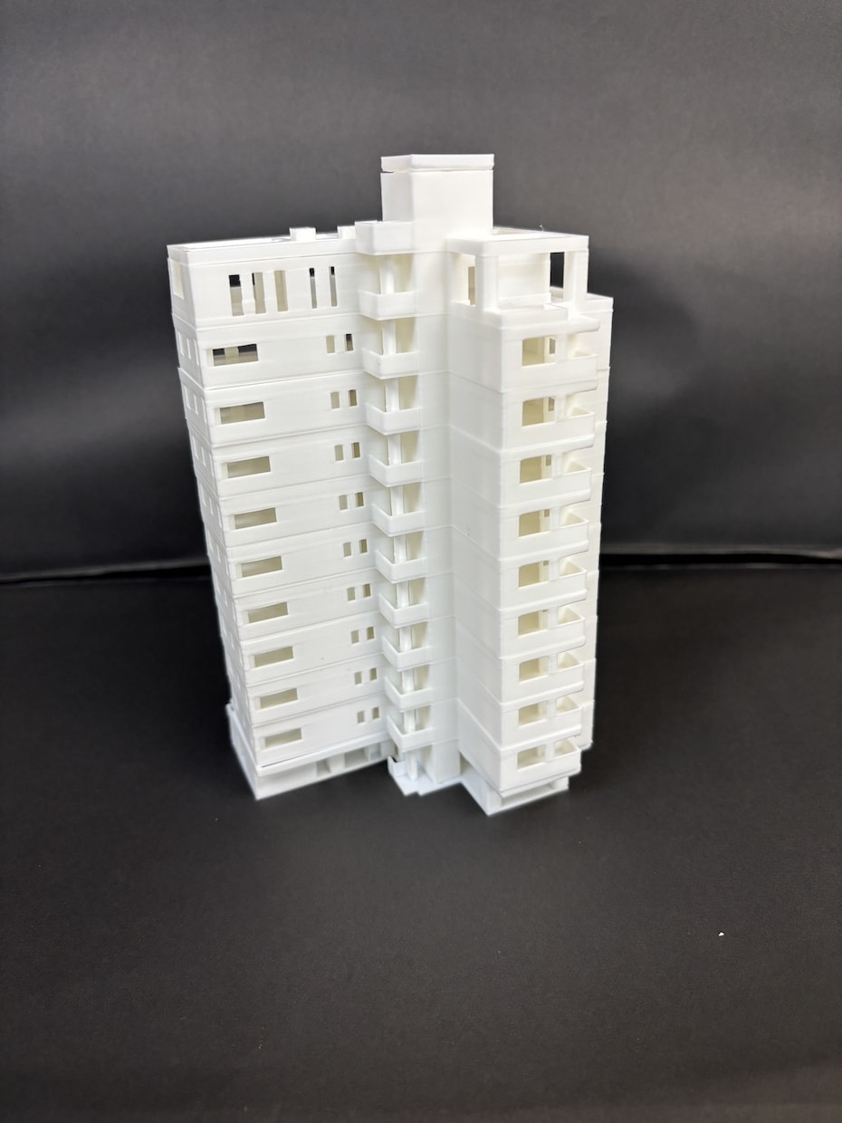 CADから3Dプリンターで建築模型作成します 施工図のプロがホワイト模型を作成！施主様へのプレゼンなどに イメージ1