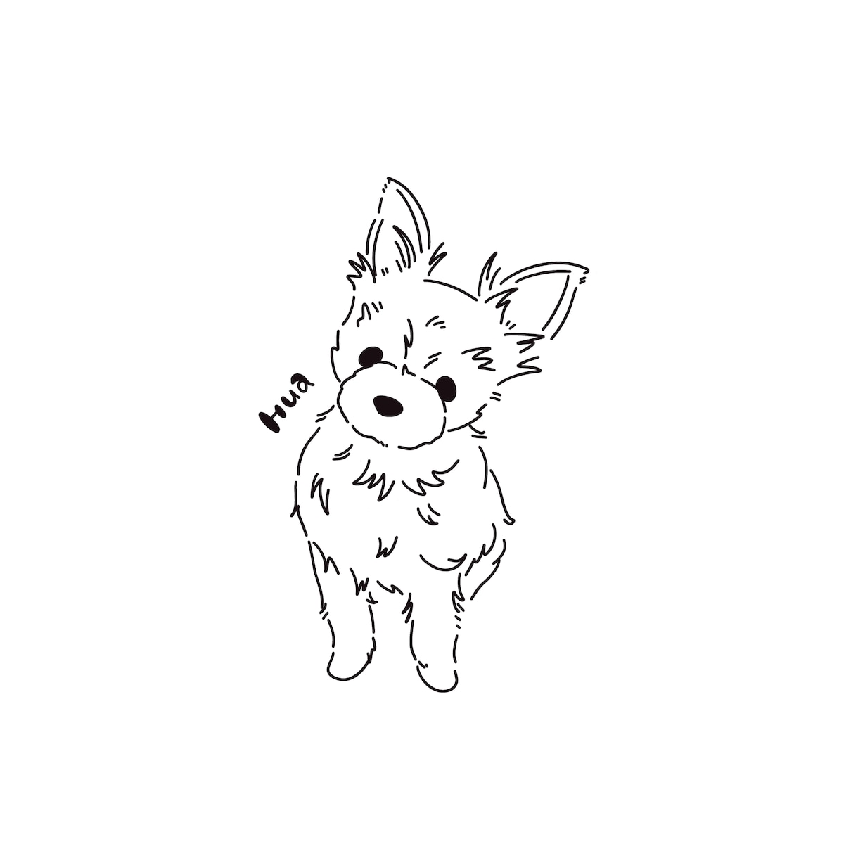 あなたのペットをシンプルイラストにします シンプルでアイコンにも使いやすいイラストをお届け！ イメージ6