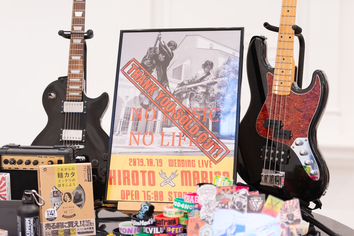 フェス婚｜タワレコ風ウェルカムボードを作成します あなただけの最高にROCKなフェス婚にしませんか？ イメージ1