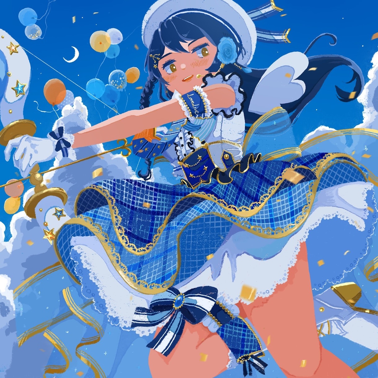 主線なし・デザイン性のあるイラストを制作します キャラクターからモチーフまで、かわいくおしゃれに仕上げます イメージ1