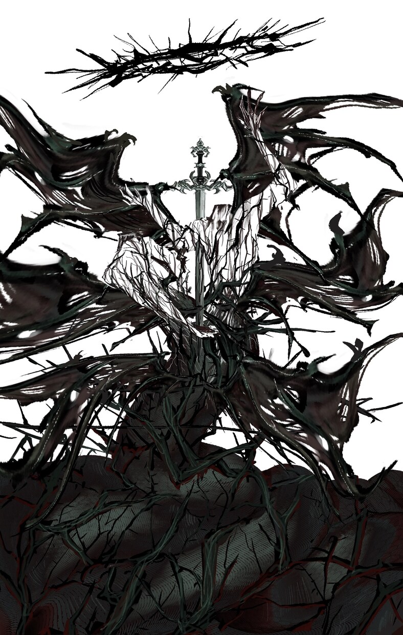アイコン、一枚絵、立ち絵、お描きします ダウナーな雰囲気の厚塗りイラストが得意です イメージ10