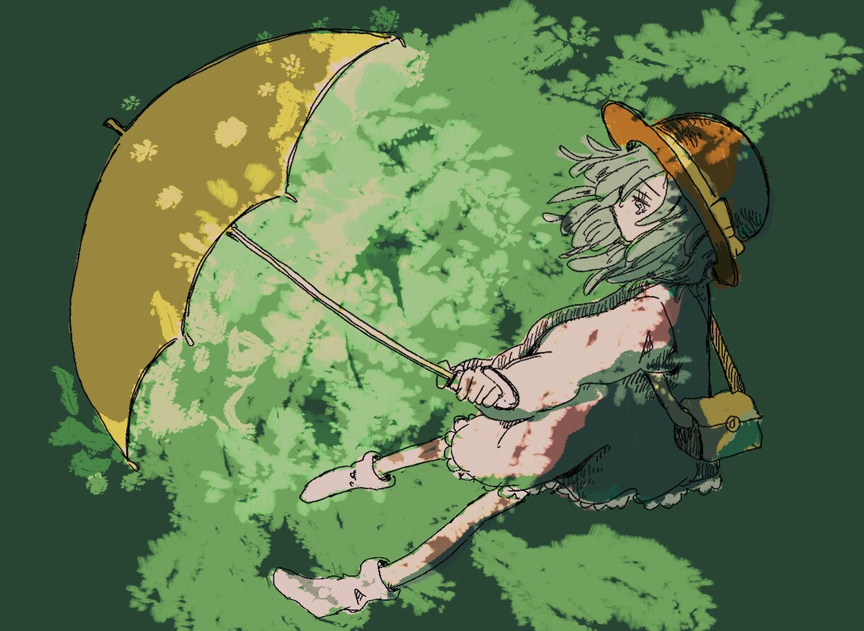 アンニュイで儚い、おしゃれなイラスト描きます 心に響く、少しアンニュイでエモいイラストを制作します イメージ2
