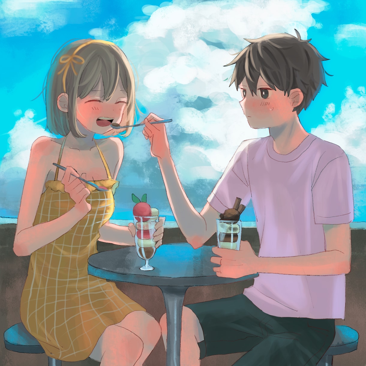 印象に残るイラスト制作いたします アイコン、ヘッダー、サムネ、一枚絵、立ち絵等お描きします！ イメージ6