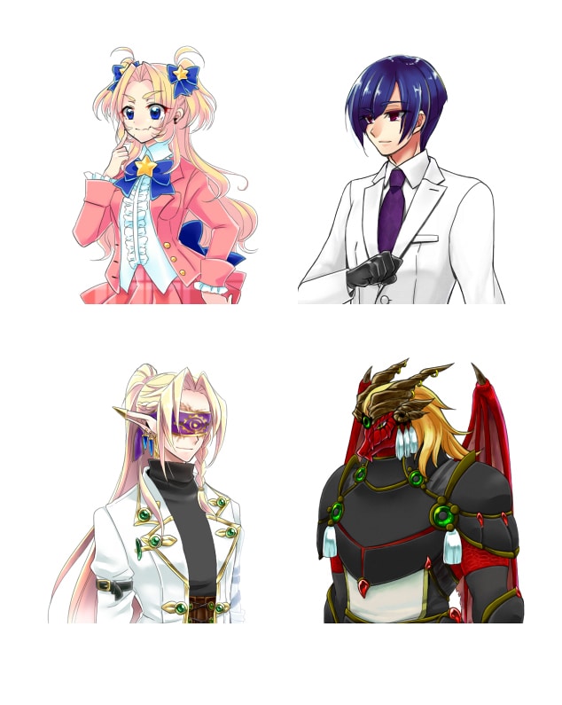 TRPGの立ち絵描きます 表情差分1点つき！服装やポーズもオプションで可能！ イメージ7