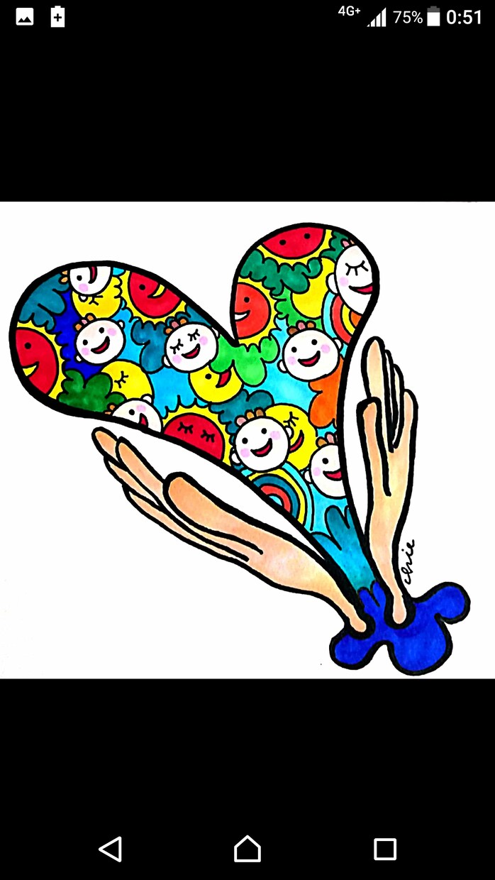 心の絵を描きますます お客様の心によりそって絵を描きます。 イメージ1