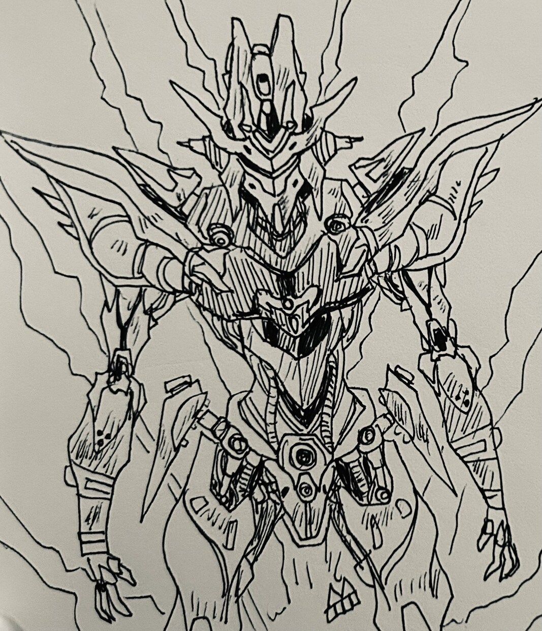 昔のロボットアニメが好きなので、がんばります ロボットデザインも得意ですが、キャラクターも描けます‼️ イメージ2