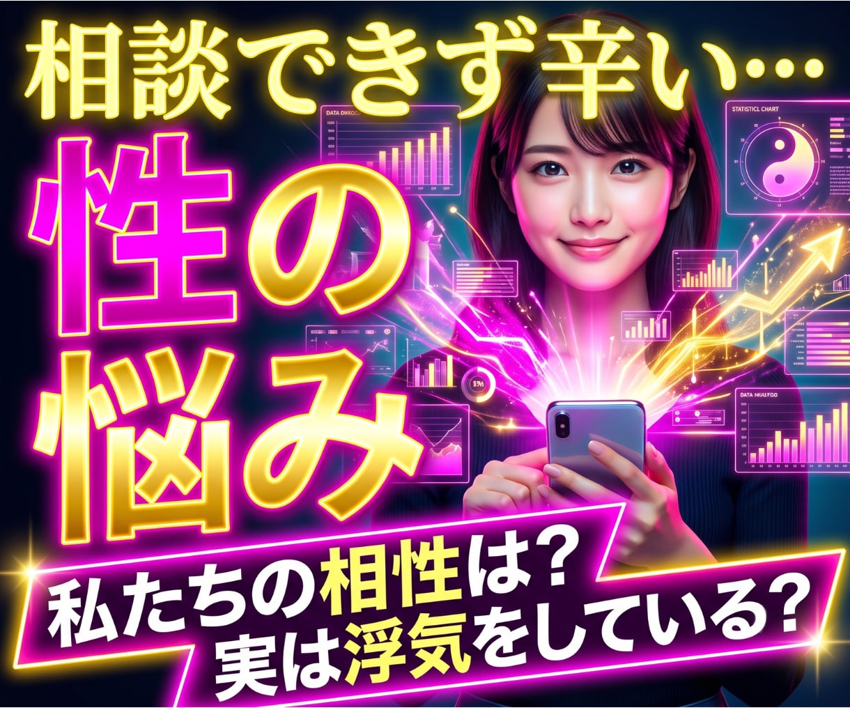 セックスの悩み【恋愛】お二人の相性を占い鑑定します セックスレス/性の悩み/相性/不倫/復縁/恋愛未来/複雑 イメージ1