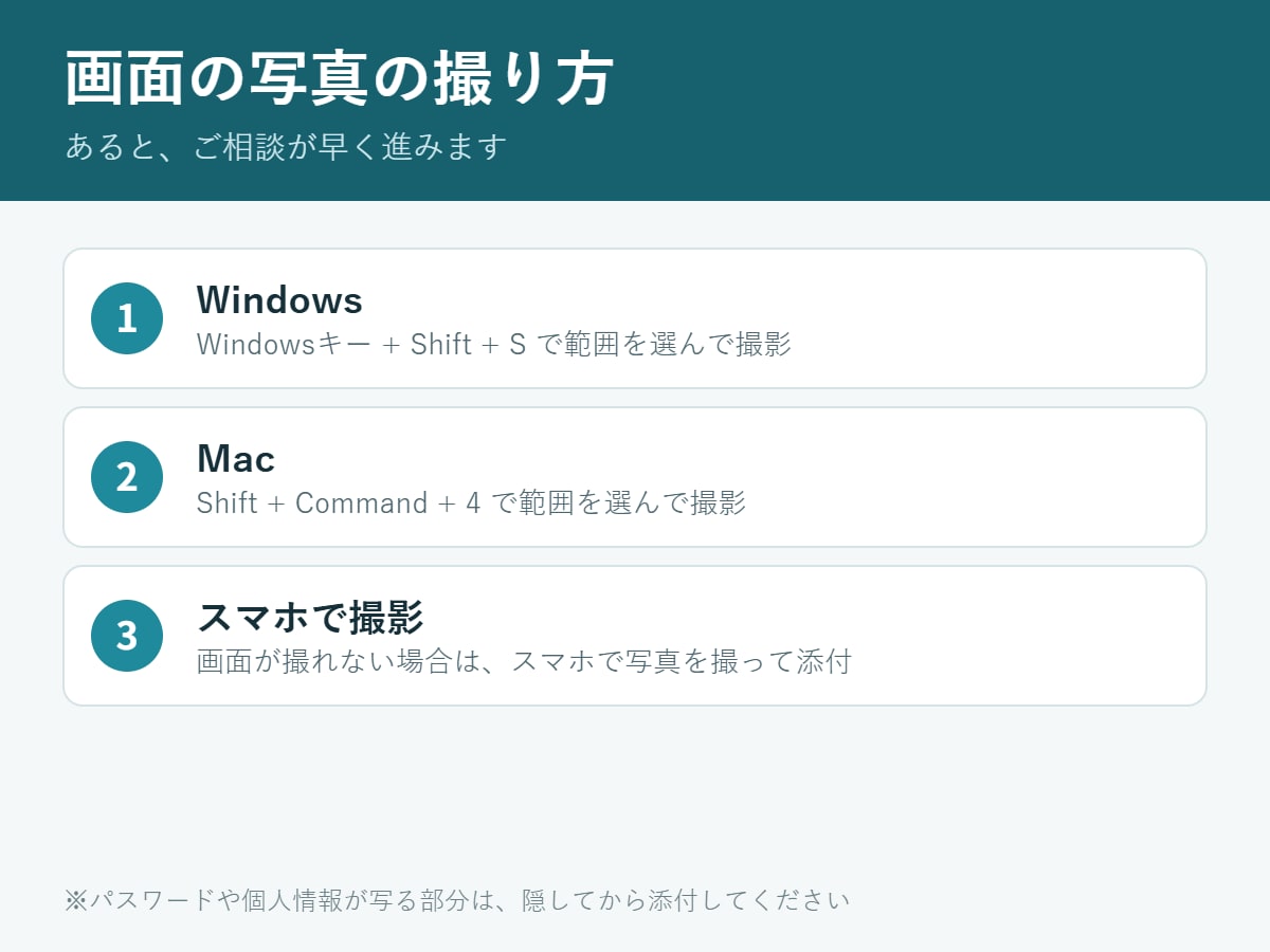 PC・スマホの困りごとを、チャットで解決します トラブル・設定・買い替えの相談まで、手順つきでお伝えします イメージ7