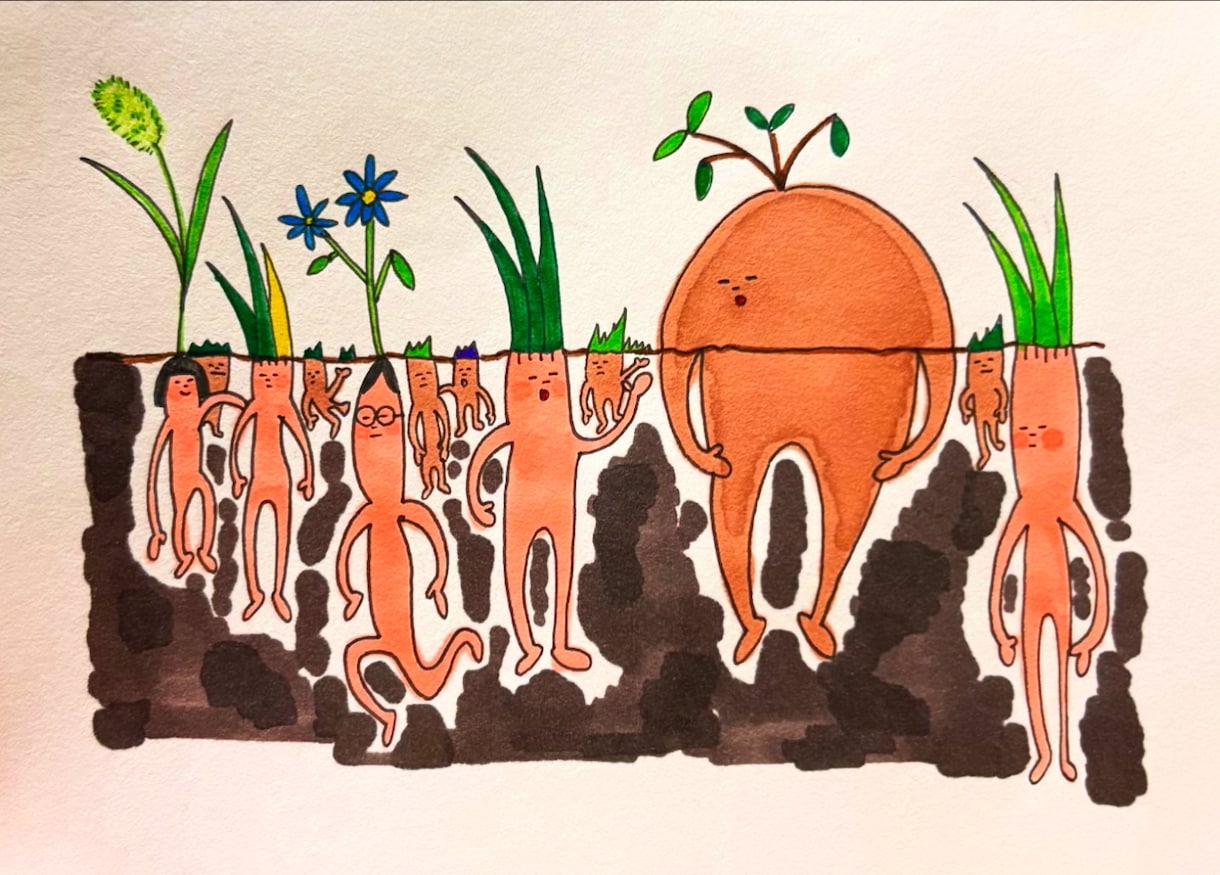癒しの森の空気を添えるイラストを描きます 手描きのぬくもりで、あなたのブランドにやさしさを イメージ10