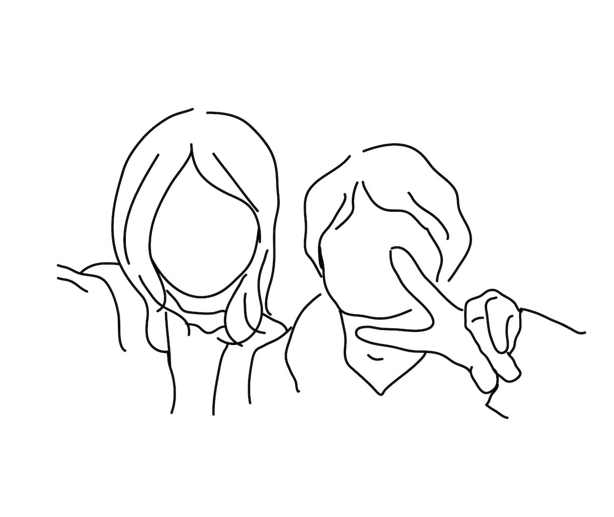 写真トレースしておしゃれな線画イラストを作ります シンプルでラフなイラスト／アイコンが欲しい方にお勧めです◎ イメージ4