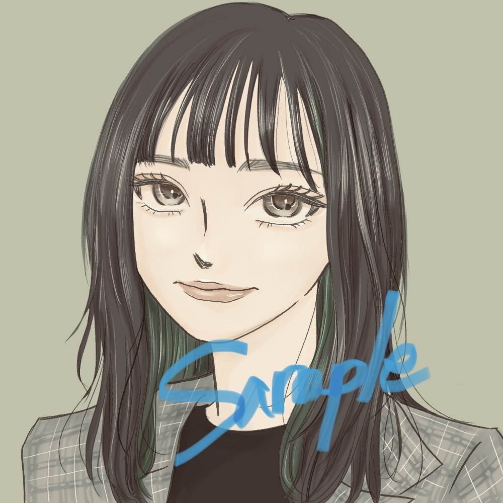 おしゃれなアイコンイラスト描きます 写真を元に、雰囲気のあるアイコン用イラストを作成します。 イメージ4