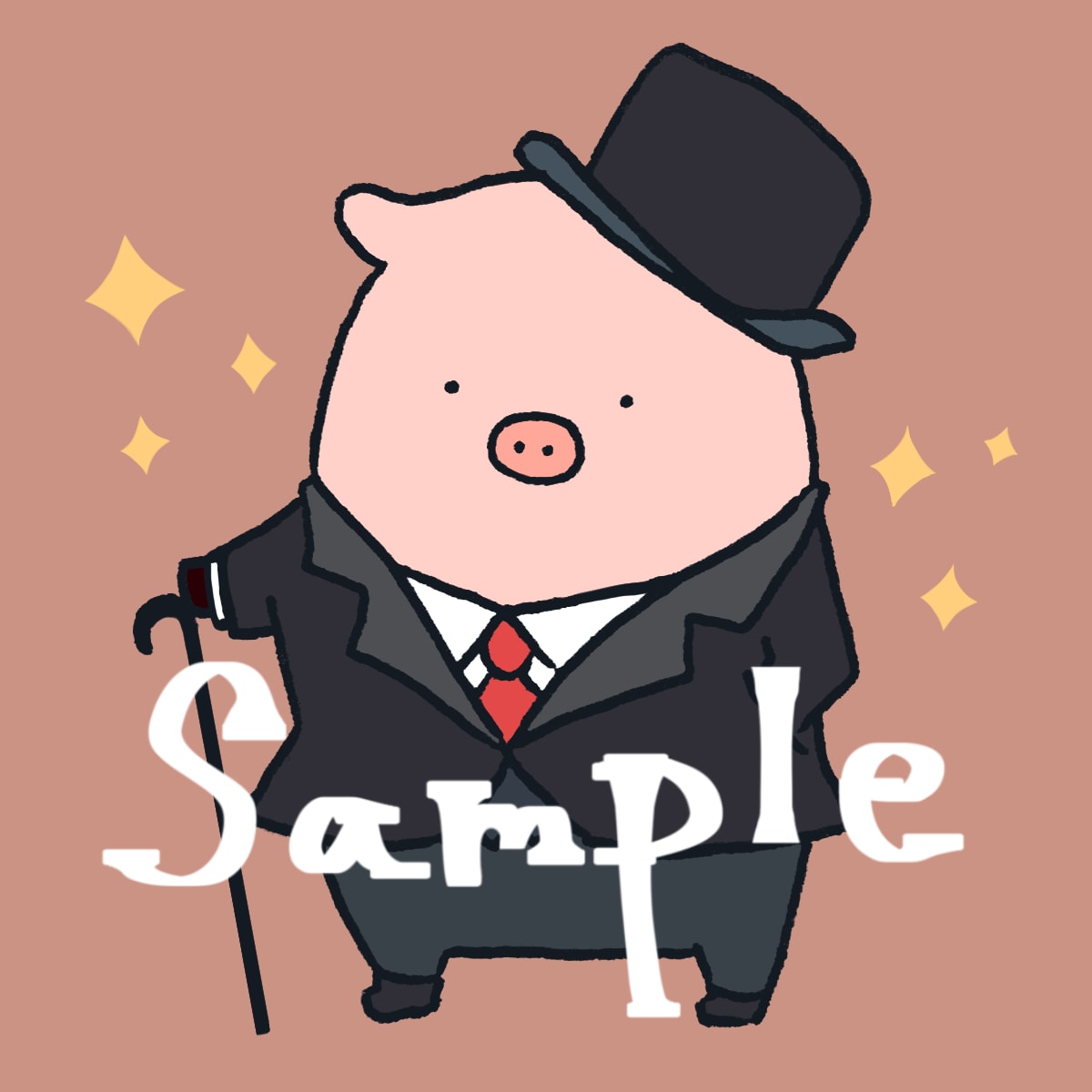 ゆるくてほっこり。動物アイコンを描きます SNSやブログにご利用ください♬ イメージ10